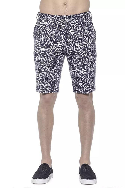 PT Torino Blue Cotton Mens Bermuda Short - Arichezz.store