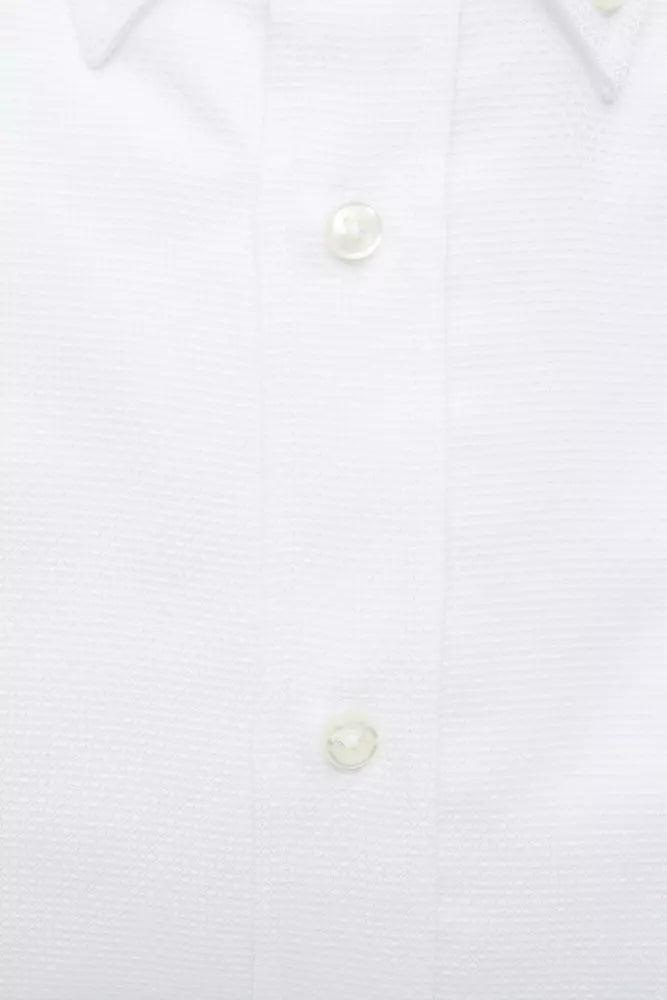 Robert Friedman White Cotton Men Shirt - Arichezz.store