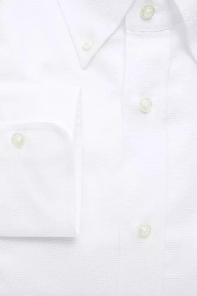 Robert Friedman White Cotton Men Shirt - Arichezz.store