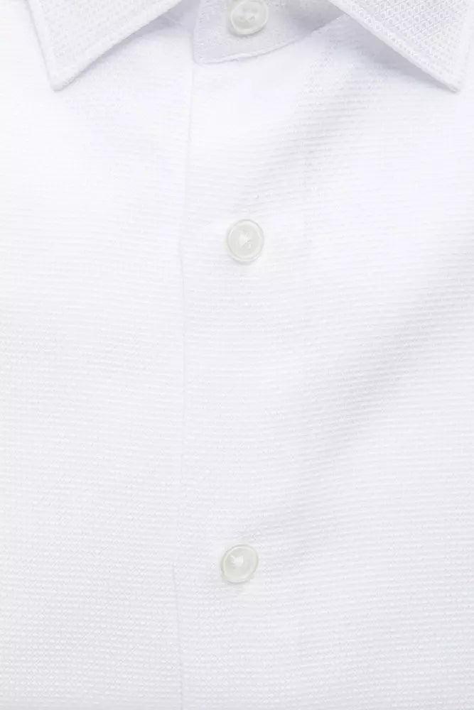 Robert Friedman White Cotton Men's Shirt - Arichezz.store