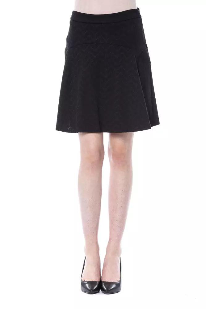 BYBLOS Black Polyester Women Skirt - Arichezz.store