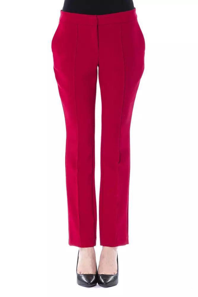 BYBLOS Fuchsia Polyester Women Pants