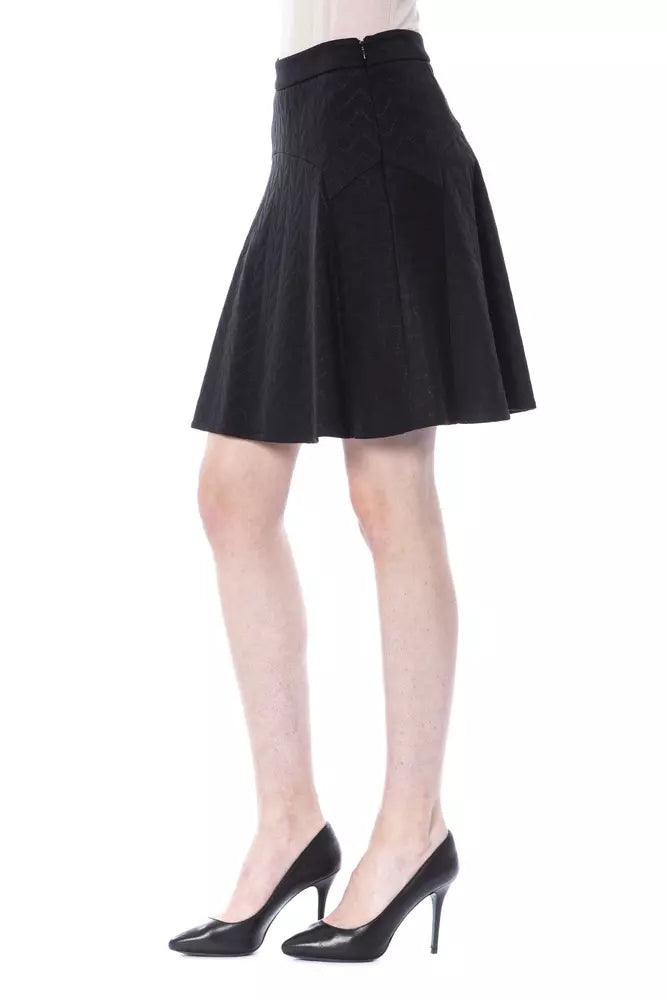 BYBLOS Black Polyester Women Skirt - Arichezz.store