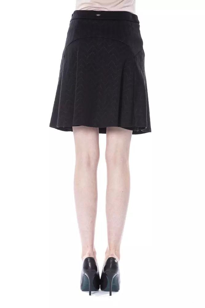 BYBLOS Black Polyester Women Skirt - Arichezz.store