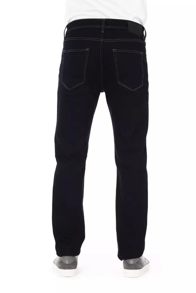 Baldinini Trend Blue Cotton Men Jeans - Arichezz.store