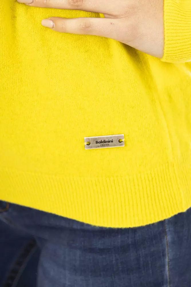 Baldinini Trend Yellow Wool Women Sweater - Arichezz.store