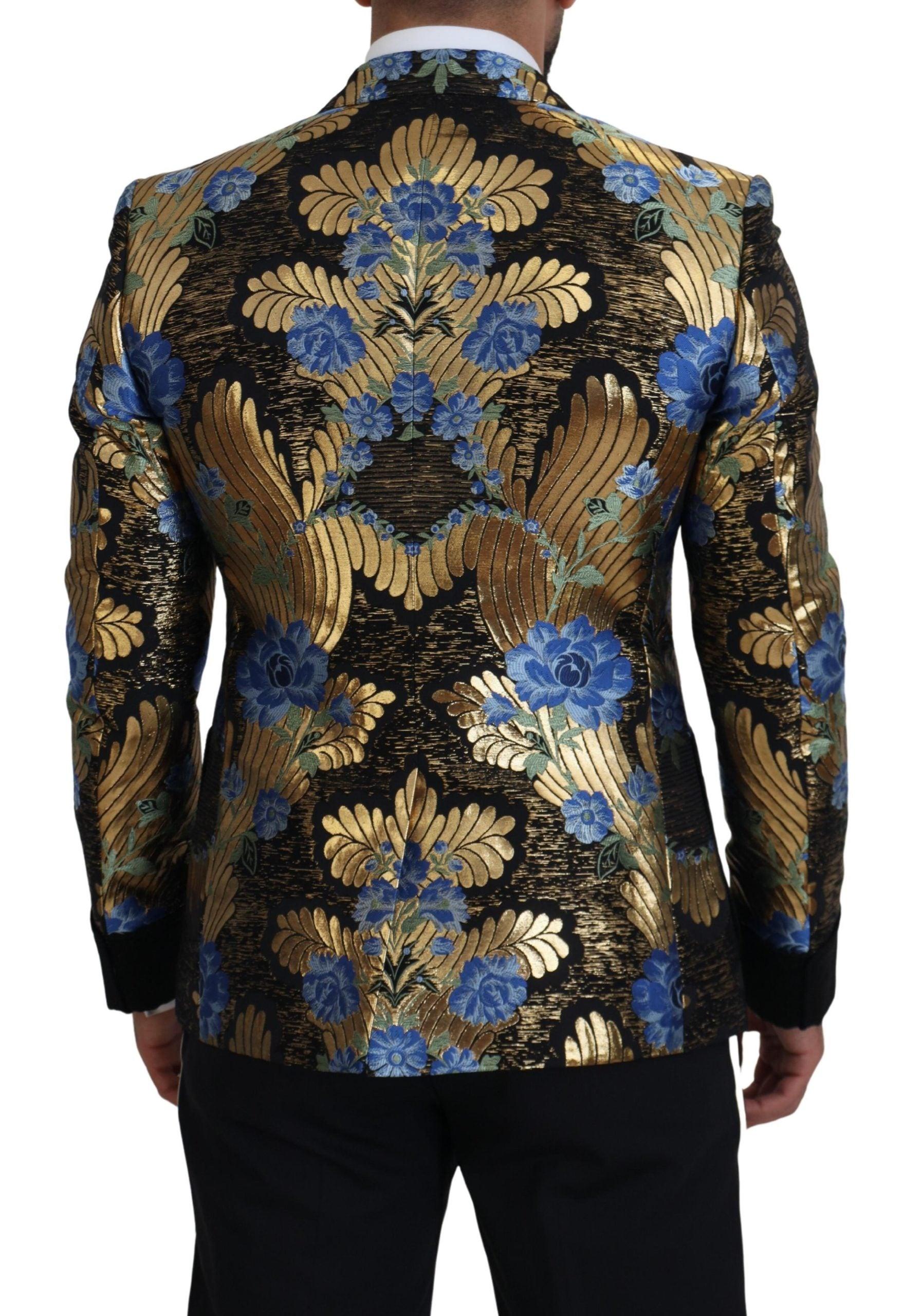 Dolce & Gabbana Elegant Floral Evening Party Blazer - Arichezz.store