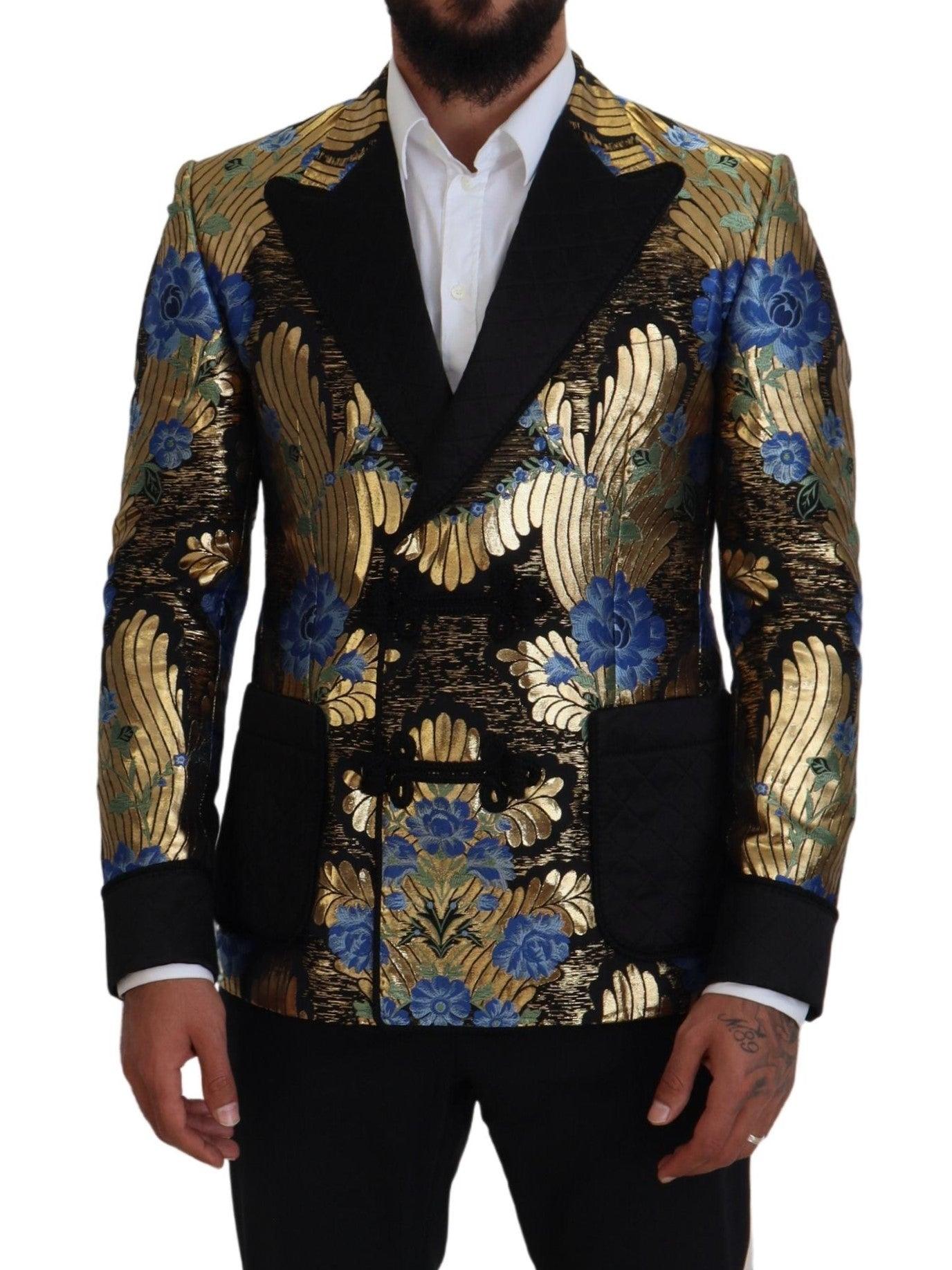 Dolce & Gabbana Elegant Floral Evening Party Blazer - Arichezz.store