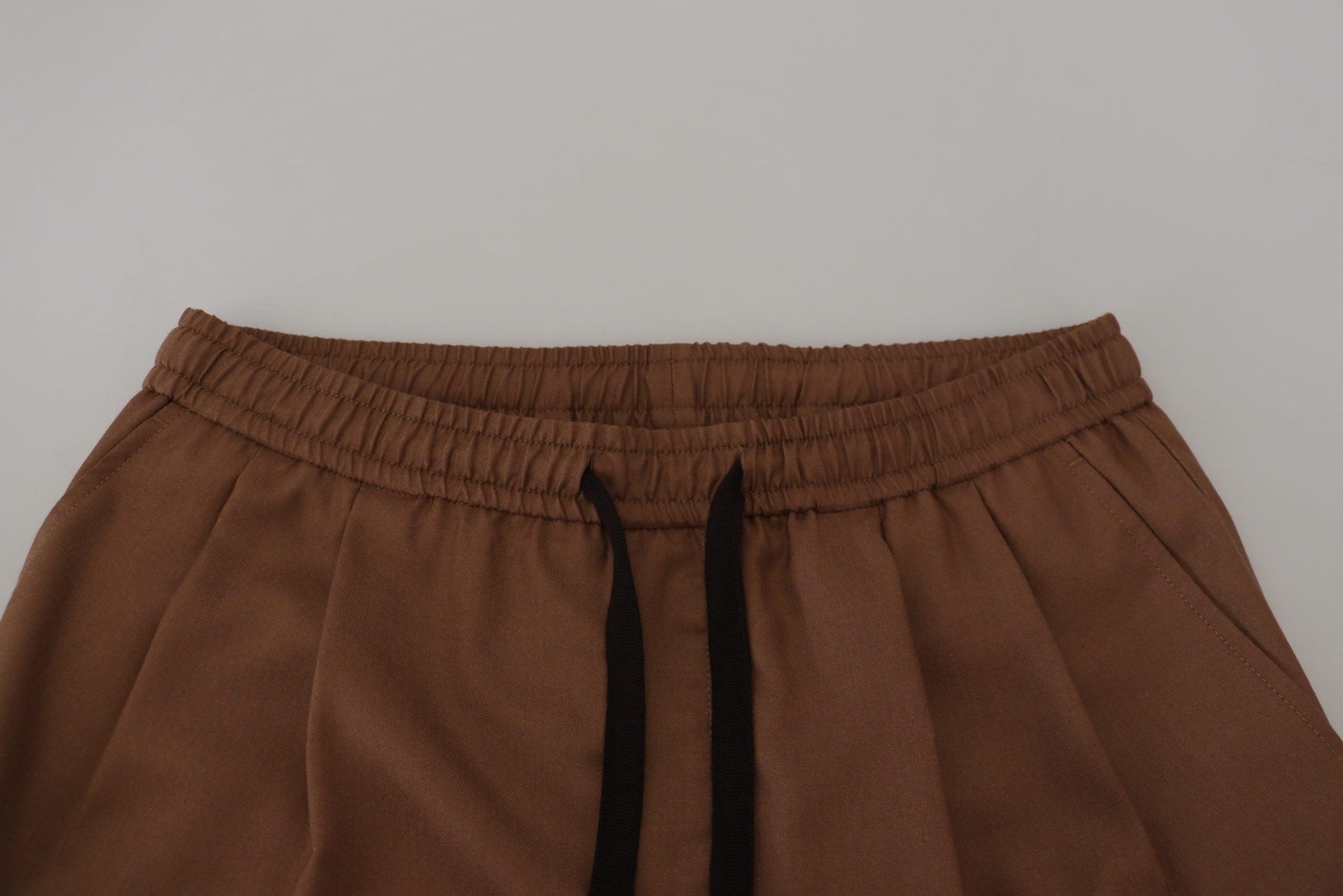 Dolce & Gabbana Chic Brown Cashmere-Silk Jogger Pants - Arichezz.store