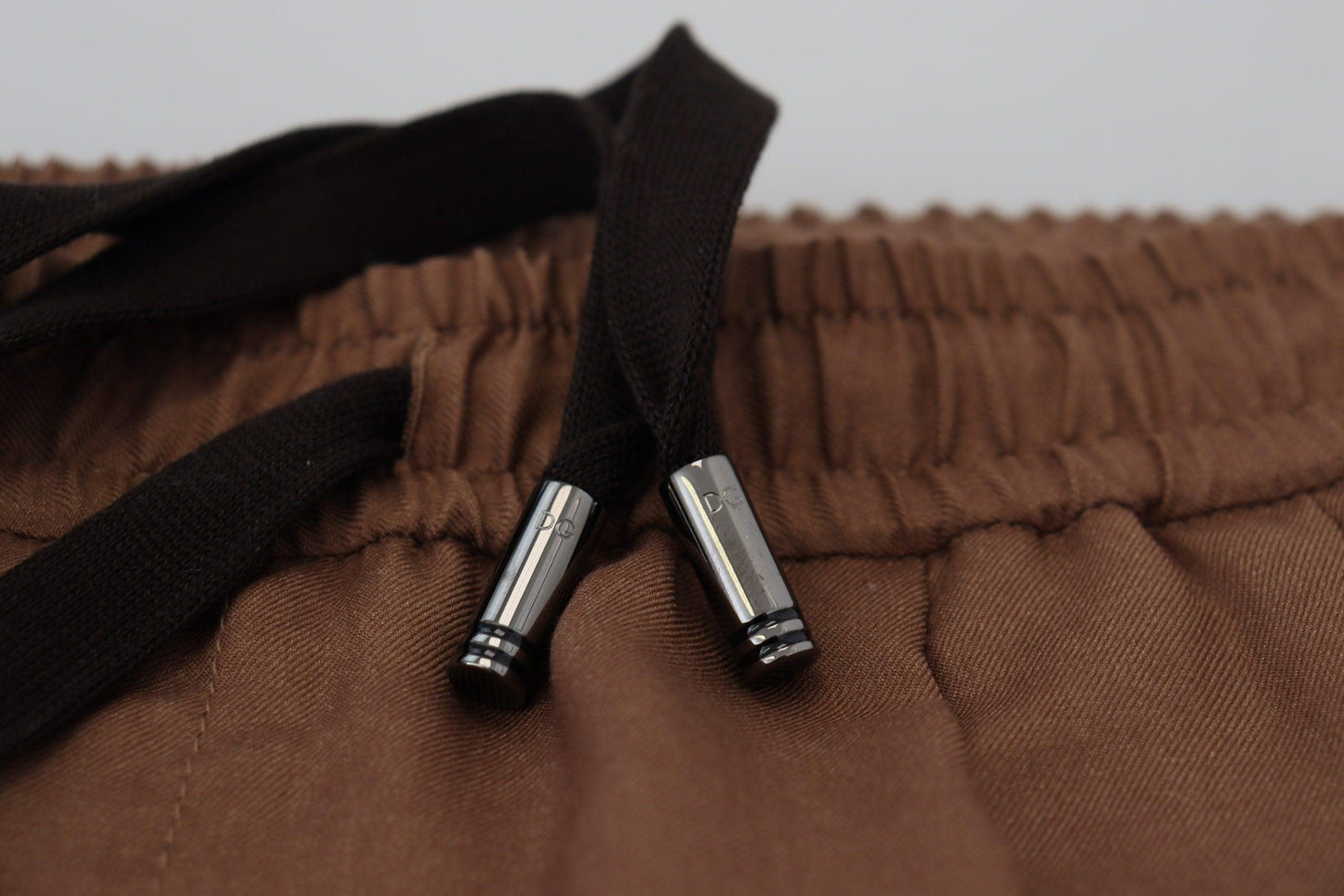 Dolce & Gabbana Chic Brown Cashmere-Silk Jogger Pants - Arichezz.store