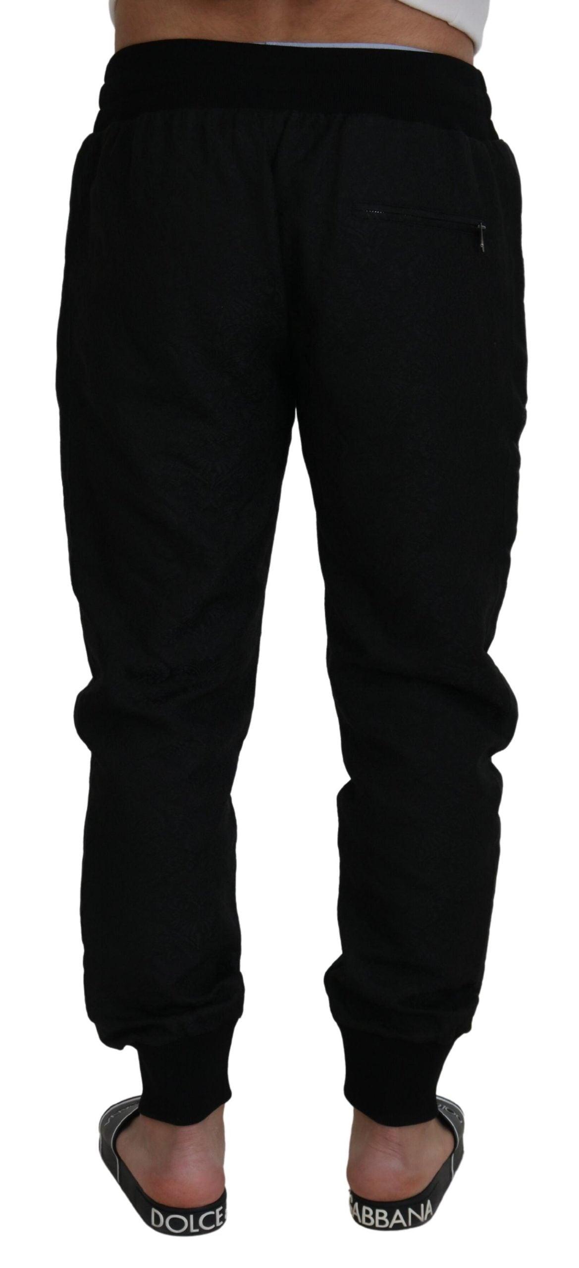 Dolce & Gabbana Elegant Black Jogger Pants for the Modern Man - Arichezz.store