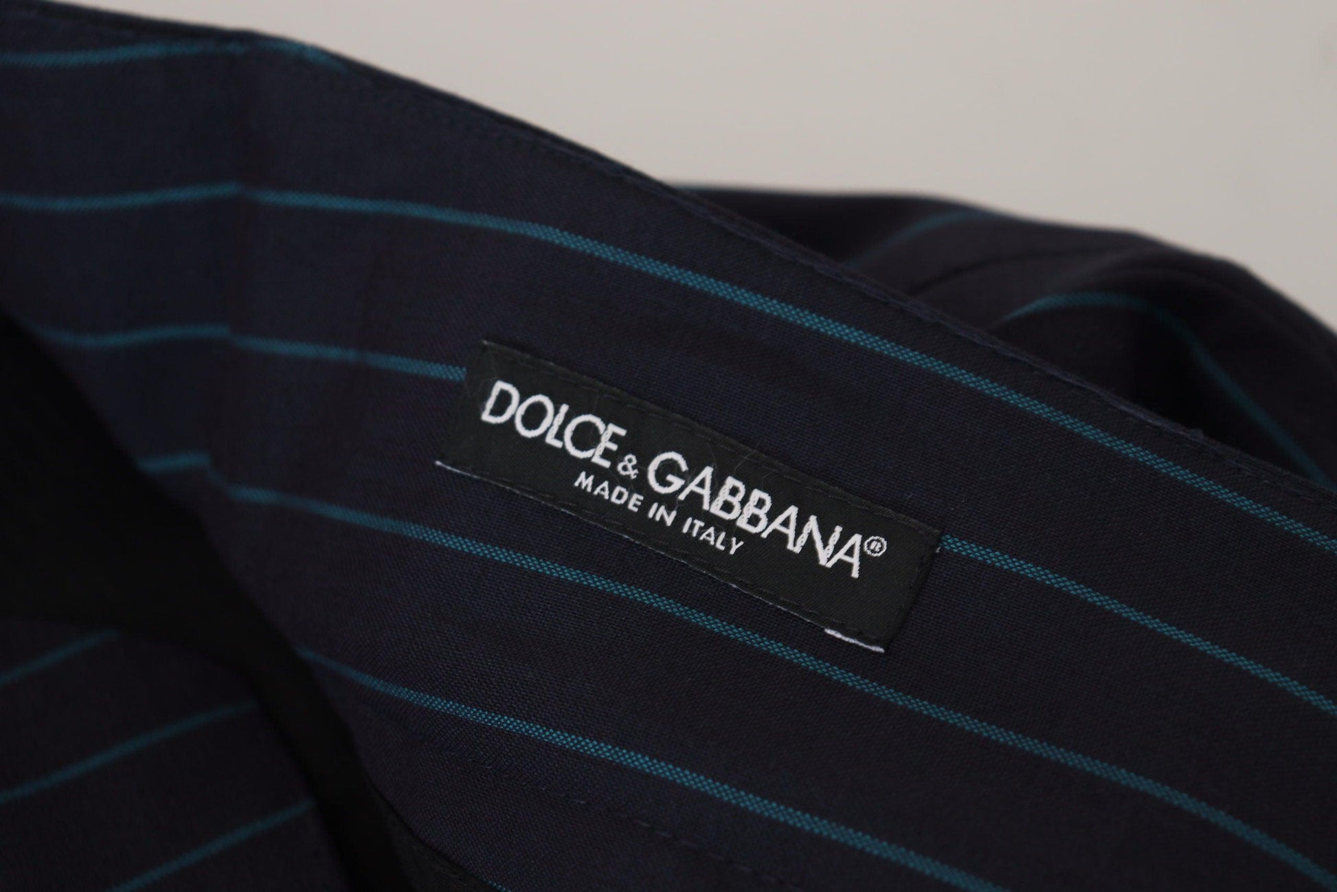 Dolce & Gabbana Elegant Stripe Virgin Wool Trousers - Arichezz.store