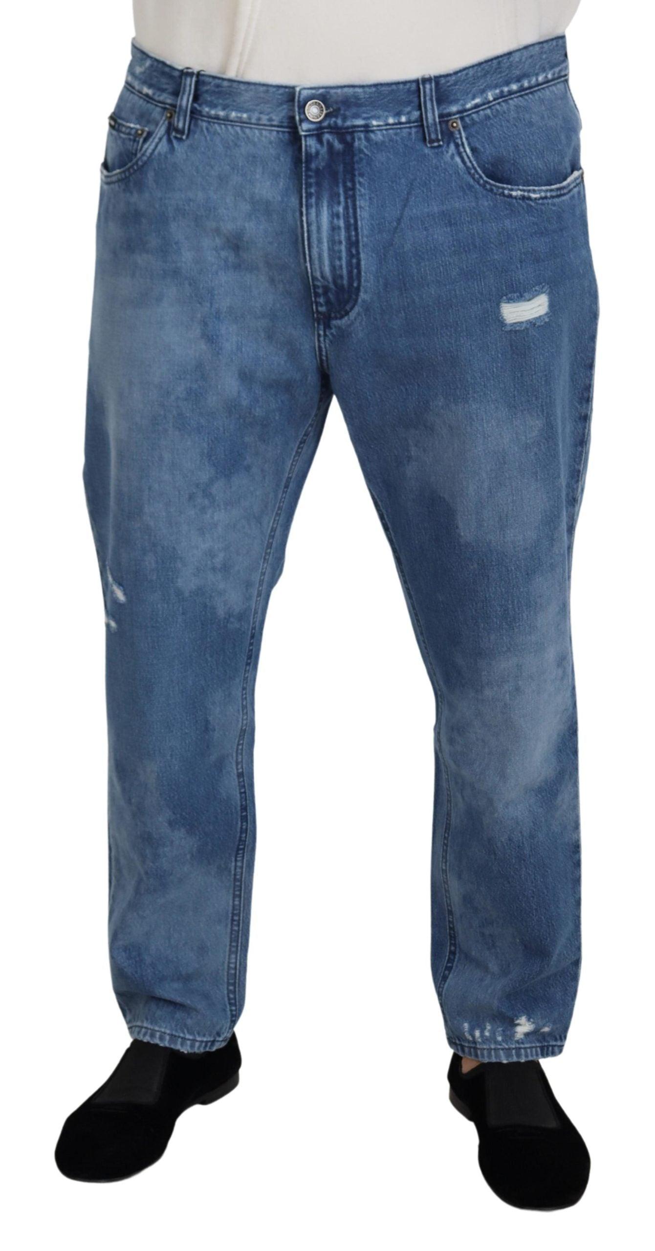 Dolce & Gabbana Elite Italian Denim Pants - Arichezz.store