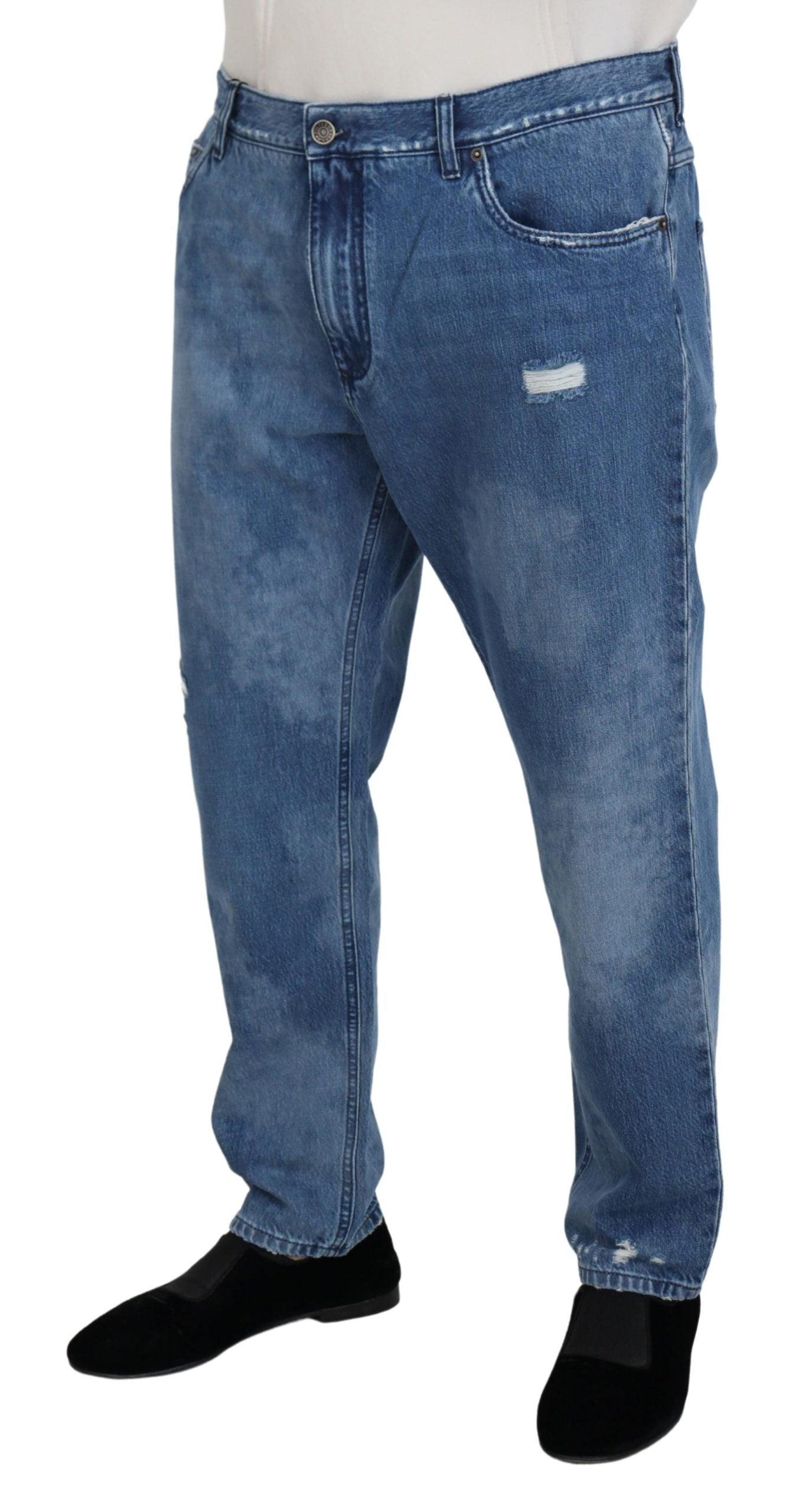 Dolce & Gabbana Elite Italian Denim Pants - Arichezz.store