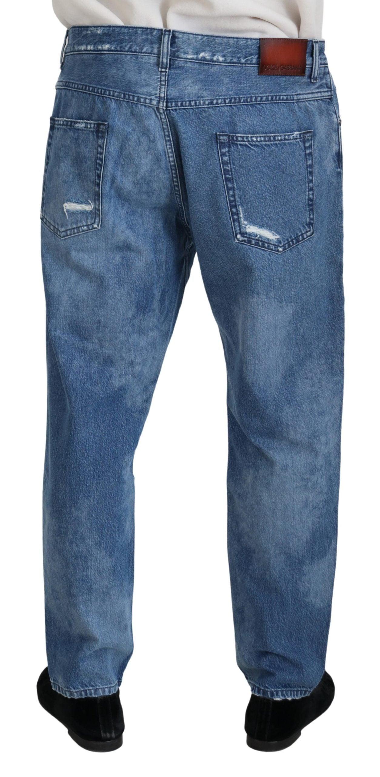 Dolce & Gabbana Elite Italian Denim Pants - Arichezz.store