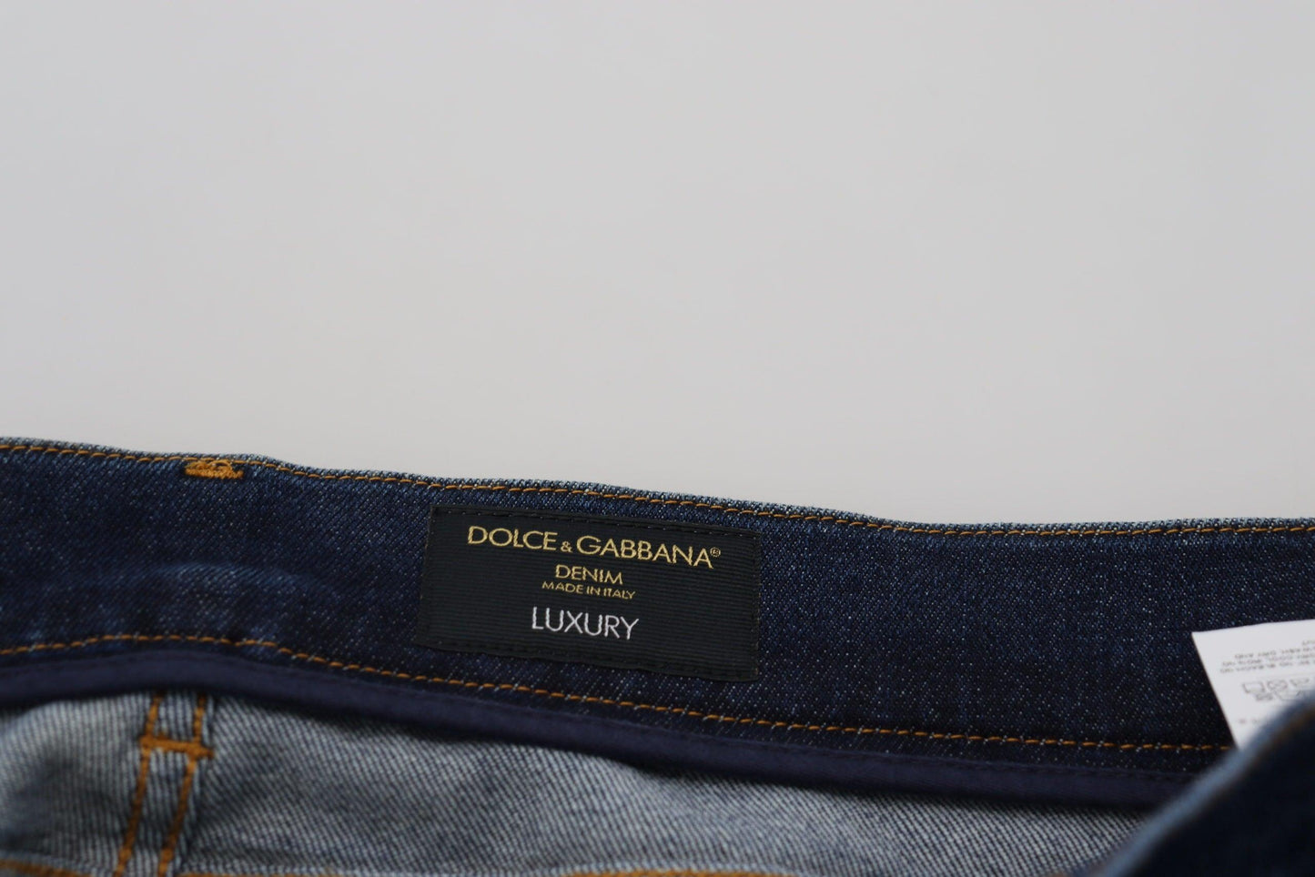 Dolce & Gabbana Elegant Blue Washed Denim Pants - Arichezz.store