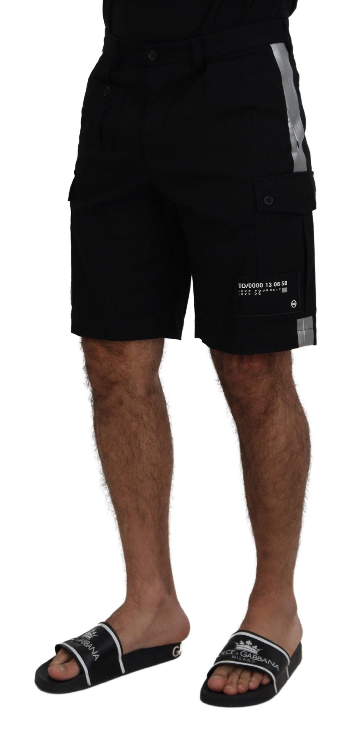 Dolce & Gabbana Elegant MainLine Black Shorts - Arichezz.store