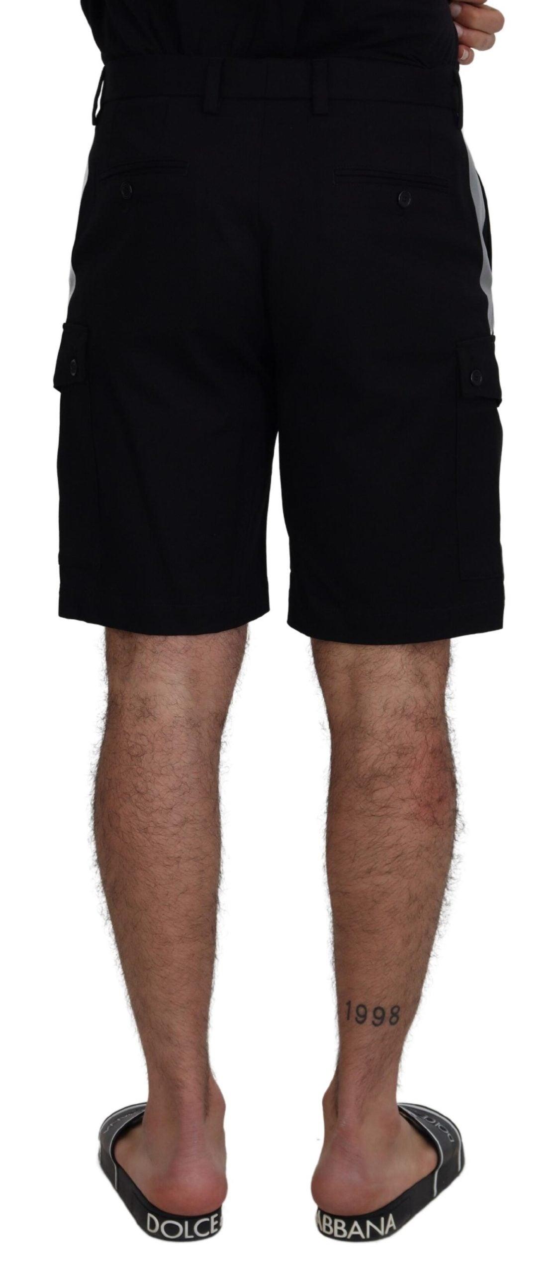 Dolce & Gabbana Elegant MainLine Black Shorts - Arichezz.store