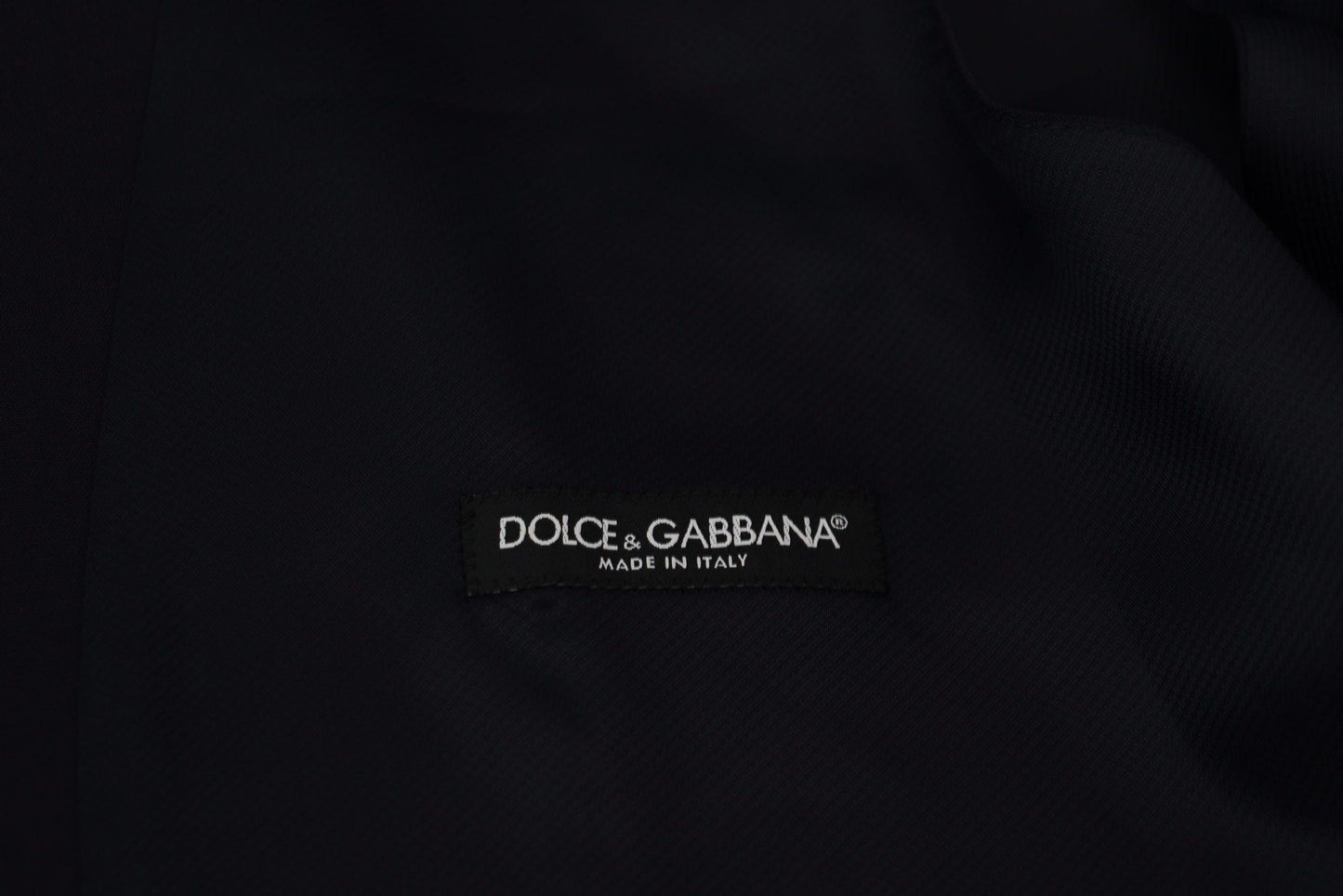 Dolce & Gabbana Elegant Dark Blue Formal Dress Vest - Arichezz.store