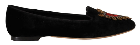 Dolce & Gabbana Elegant Patent Leather Flat Shoes - Arichezz.store