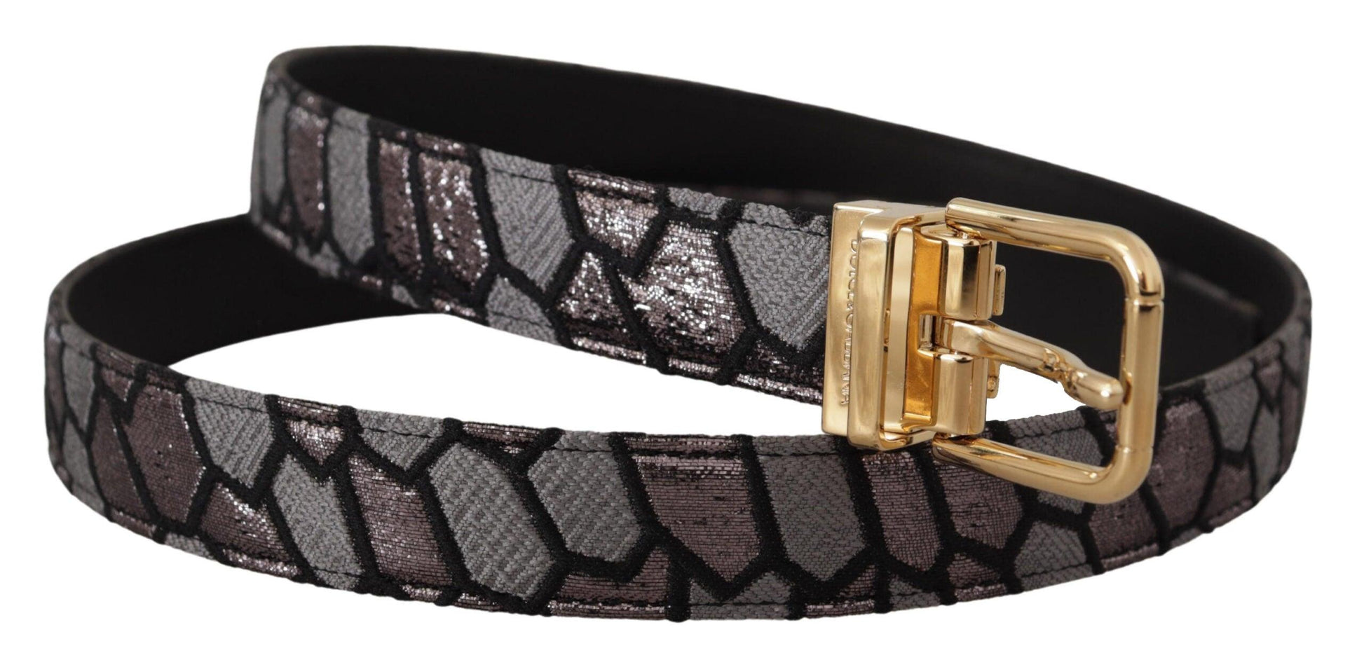 Dolce & Gabbana Multicolor Leather Statement Belt - Arichezz.store