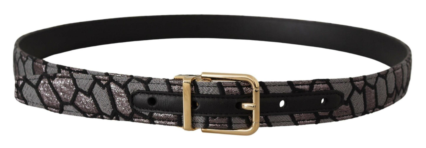 Dolce & Gabbana Multicolor Leather Statement Belt - Arichezz.store