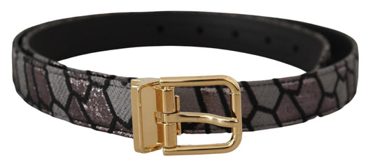 Dolce & Gabbana Multicolor Leather Statement Belt - Arichezz.store