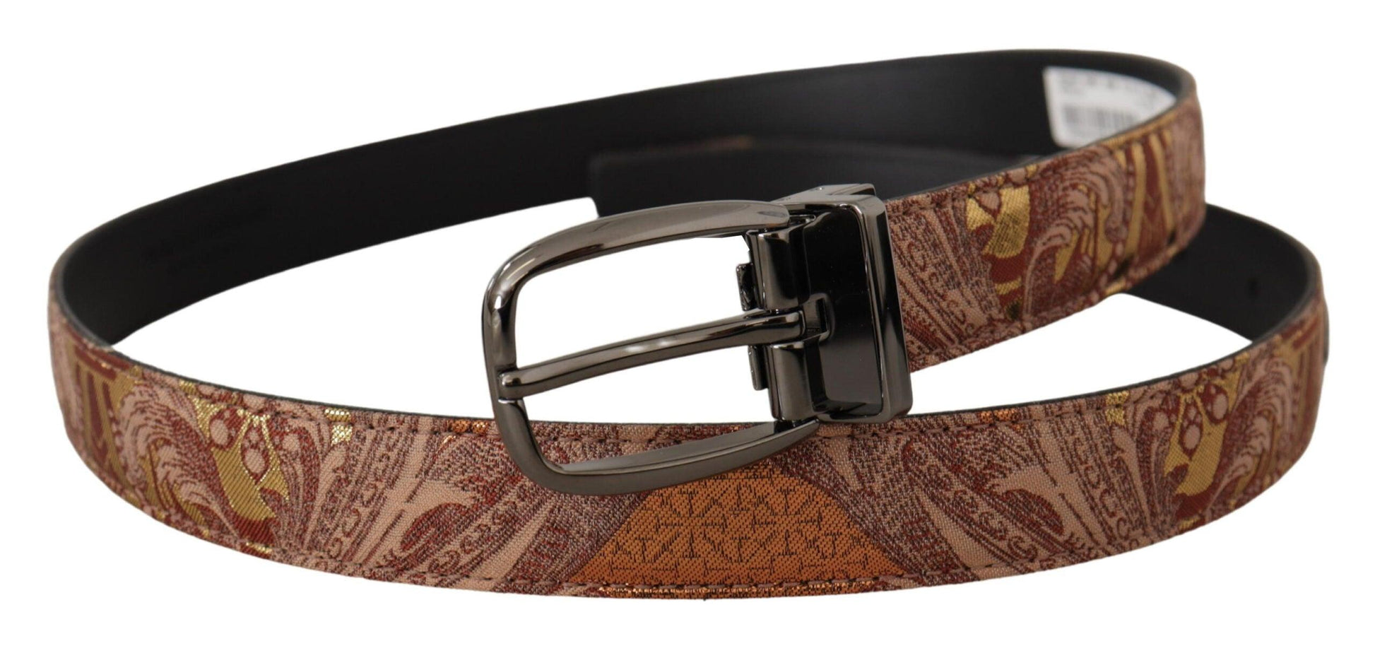 Dolce & Gabbana Multicolor Leather Signature Belt - Arichezz.store