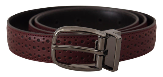 Dolce & Gabbana Elegant Leather Belt with Metal Buckle - Arichezz.store