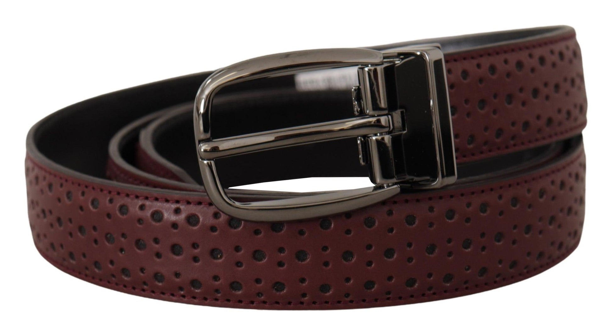 Dolce & Gabbana Elegant Leather Belt with Metal Buckle - Arichezz.store