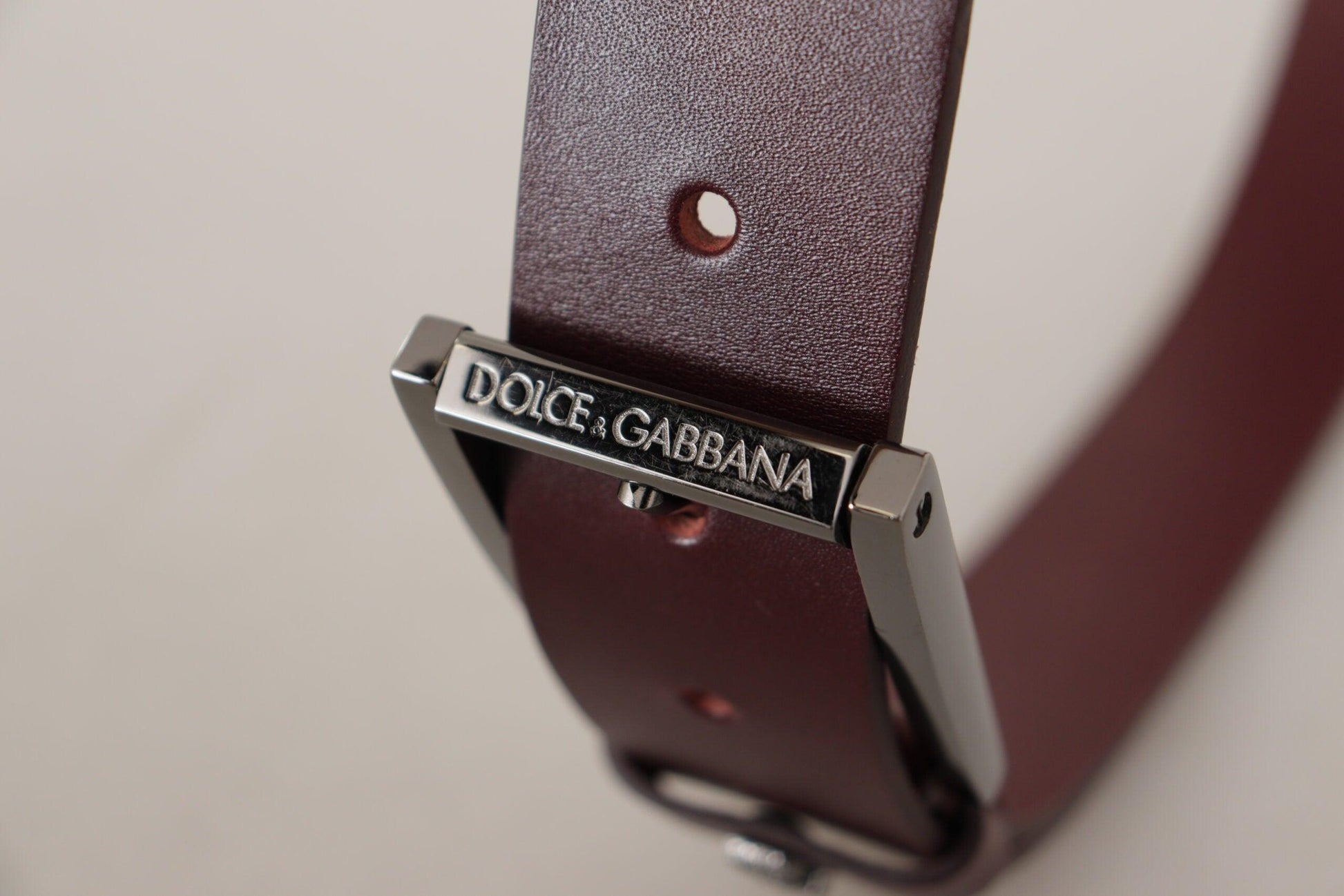 Dolce & Gabbana Elegant Brown Leather Designer Belt - Arichezz.store