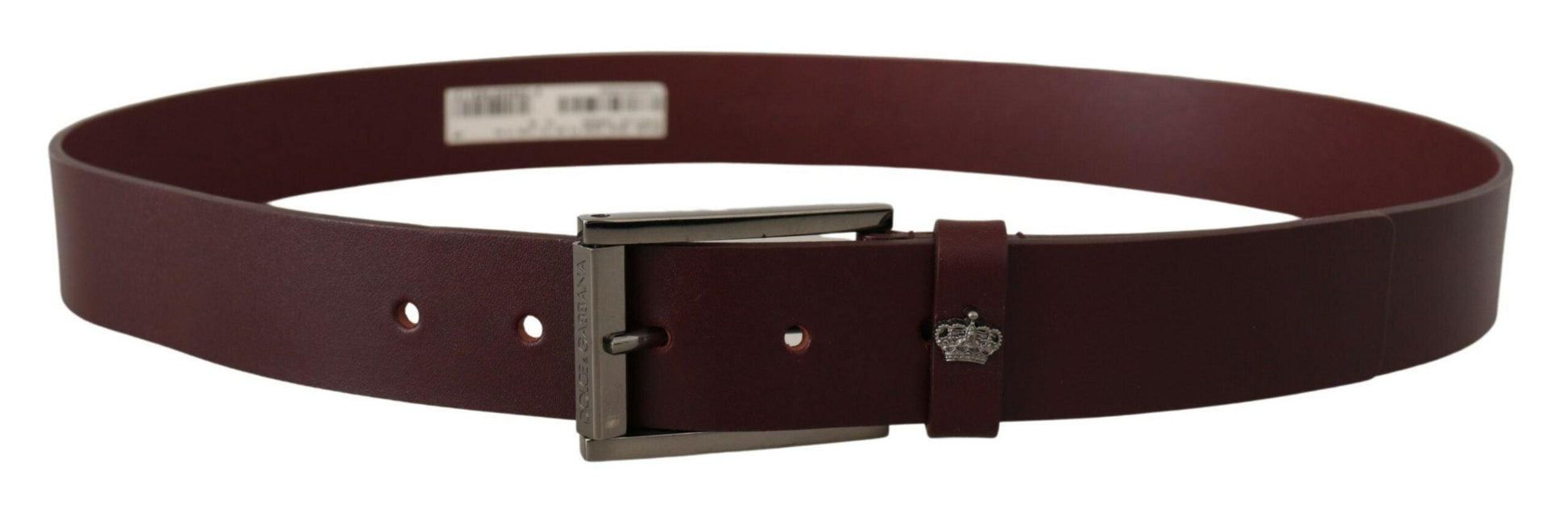 Dolce & Gabbana Elegant Brown Leather Designer Belt - Arichezz.store