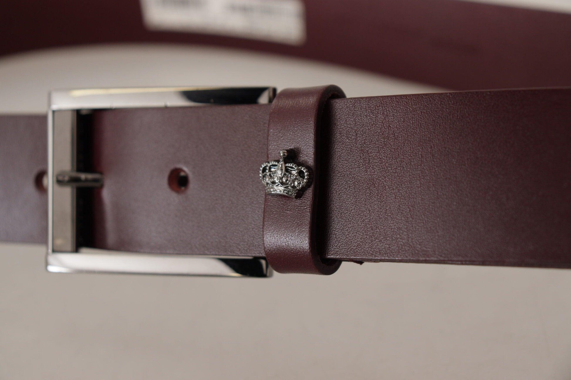 Dolce & Gabbana Elegant Brown Leather Designer Belt - Arichezz.store