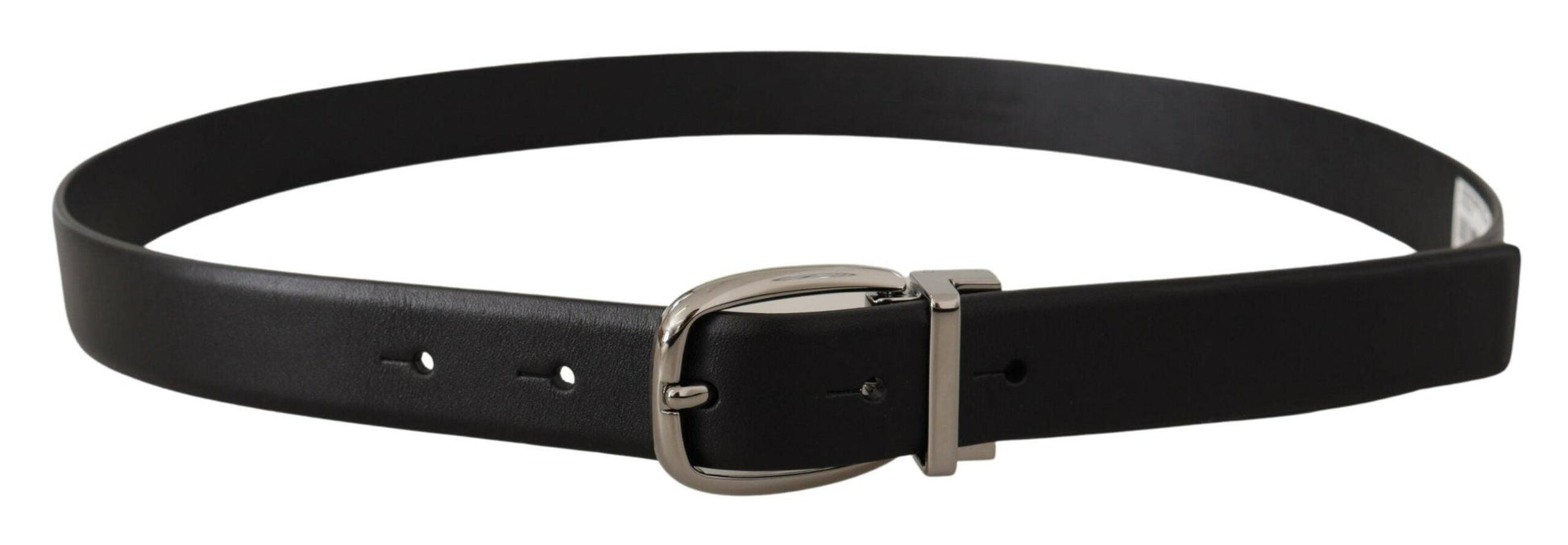 Dolce & Gabbana Elegant Leather Belt with Metal Buckle - Arichezz.store