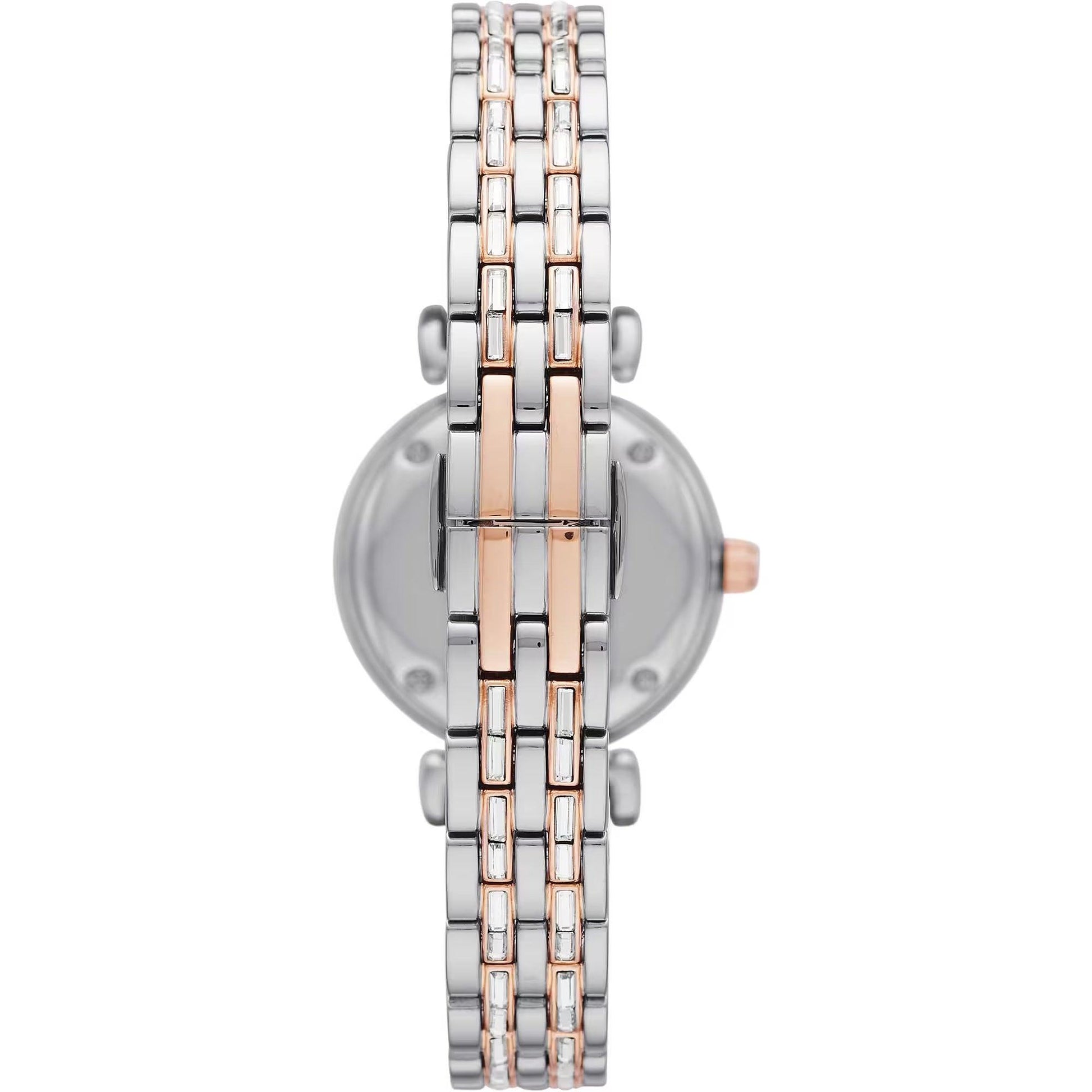 Emporio Armani Elegant Silver Dial Stainless Steel Women's Watch - Arichezz.store