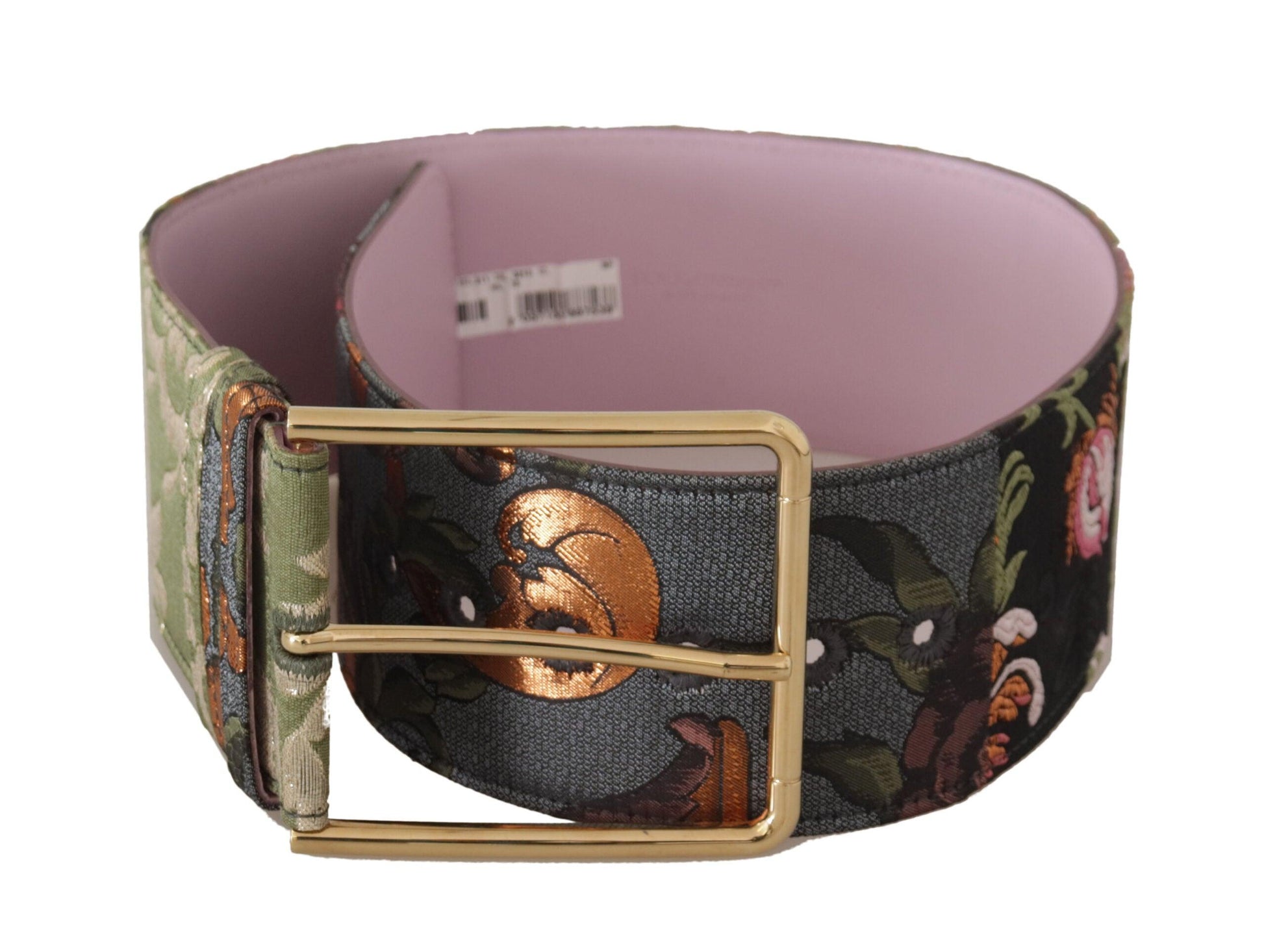 Dolce & Gabbana Elegant Multicolor Canvas-Leather Belt - Arichezz.store