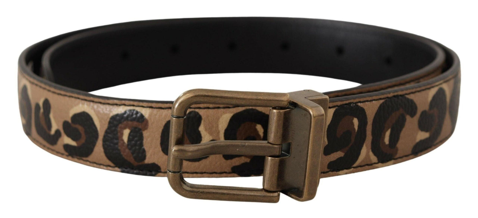 Dolce & Gabbana Chic Engraved Logo Leather Belt - Arichezz.store