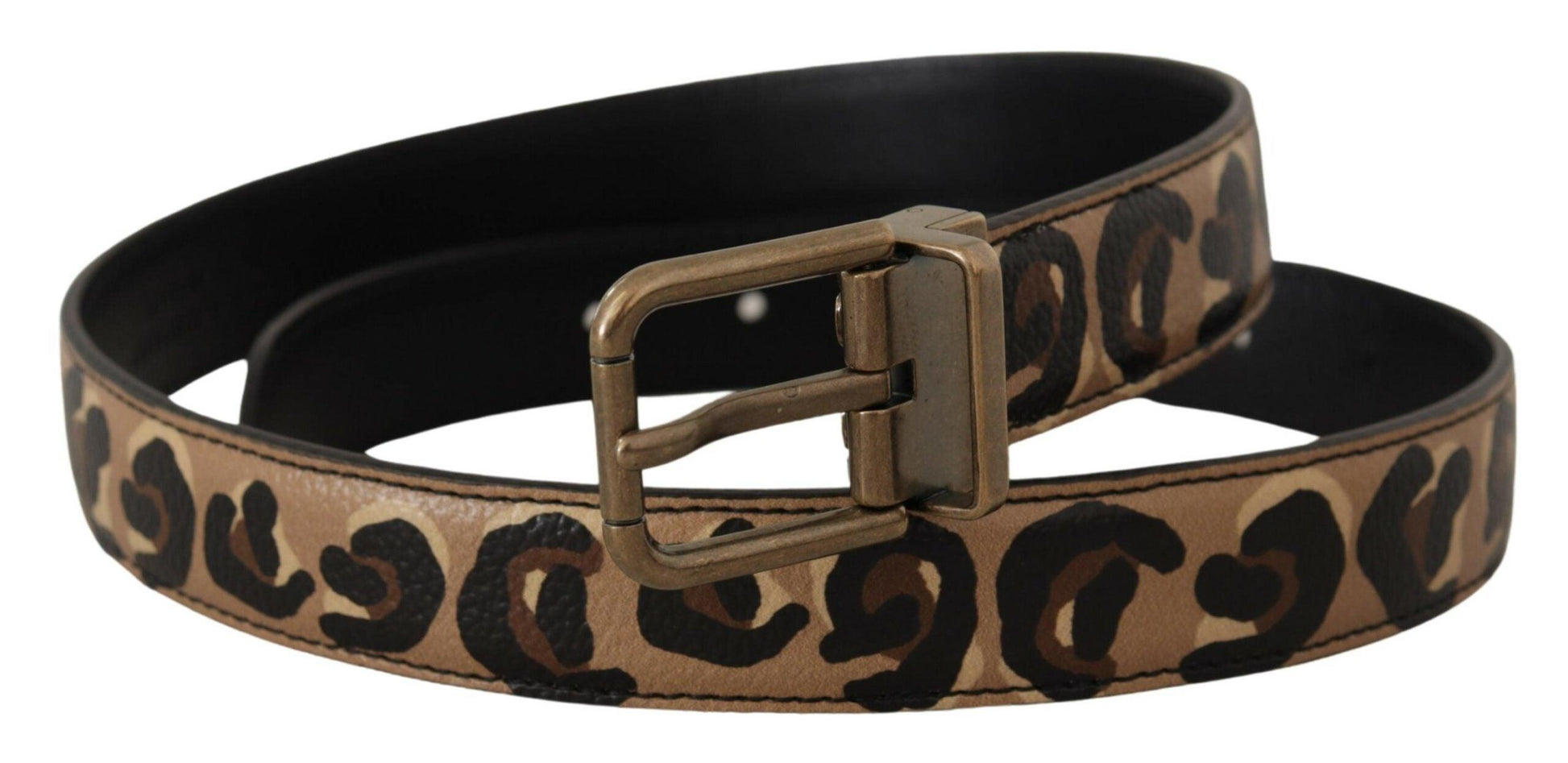 Dolce & Gabbana Chic Engraved Logo Leather Belt - Arichezz.store