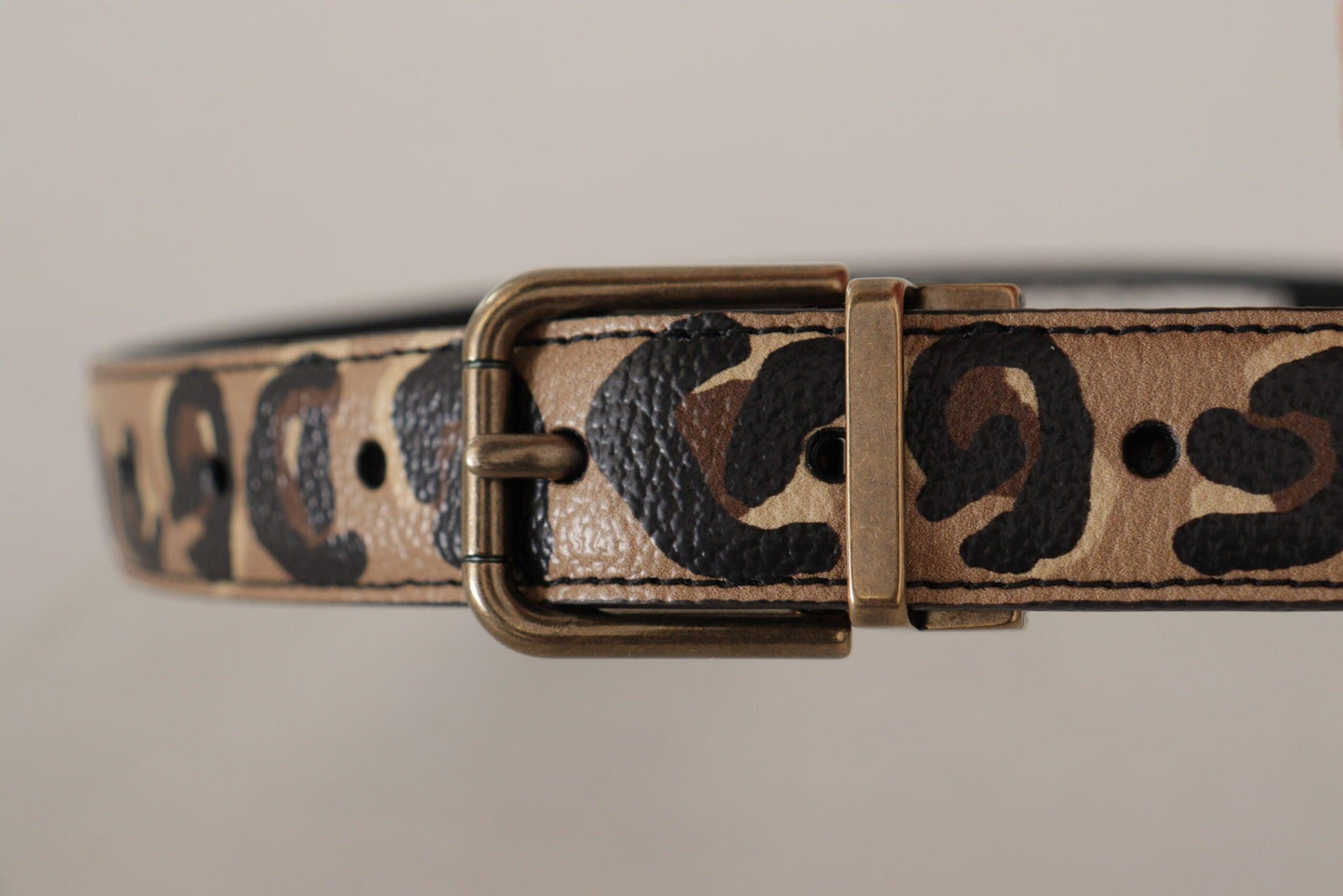 Dolce & Gabbana Chic Engraved Logo Leather Belt - Arichezz.store