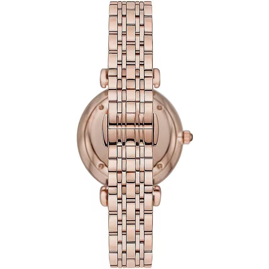 Emporio Armani Elegant Rose Gold-Tone Ladies Watch - Arichezz.store