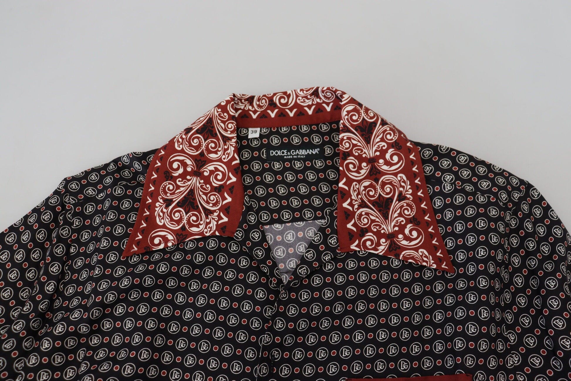 Dolce & Gabbana Elegant Multicolor Silk Casual Shirt - Arichezz.store