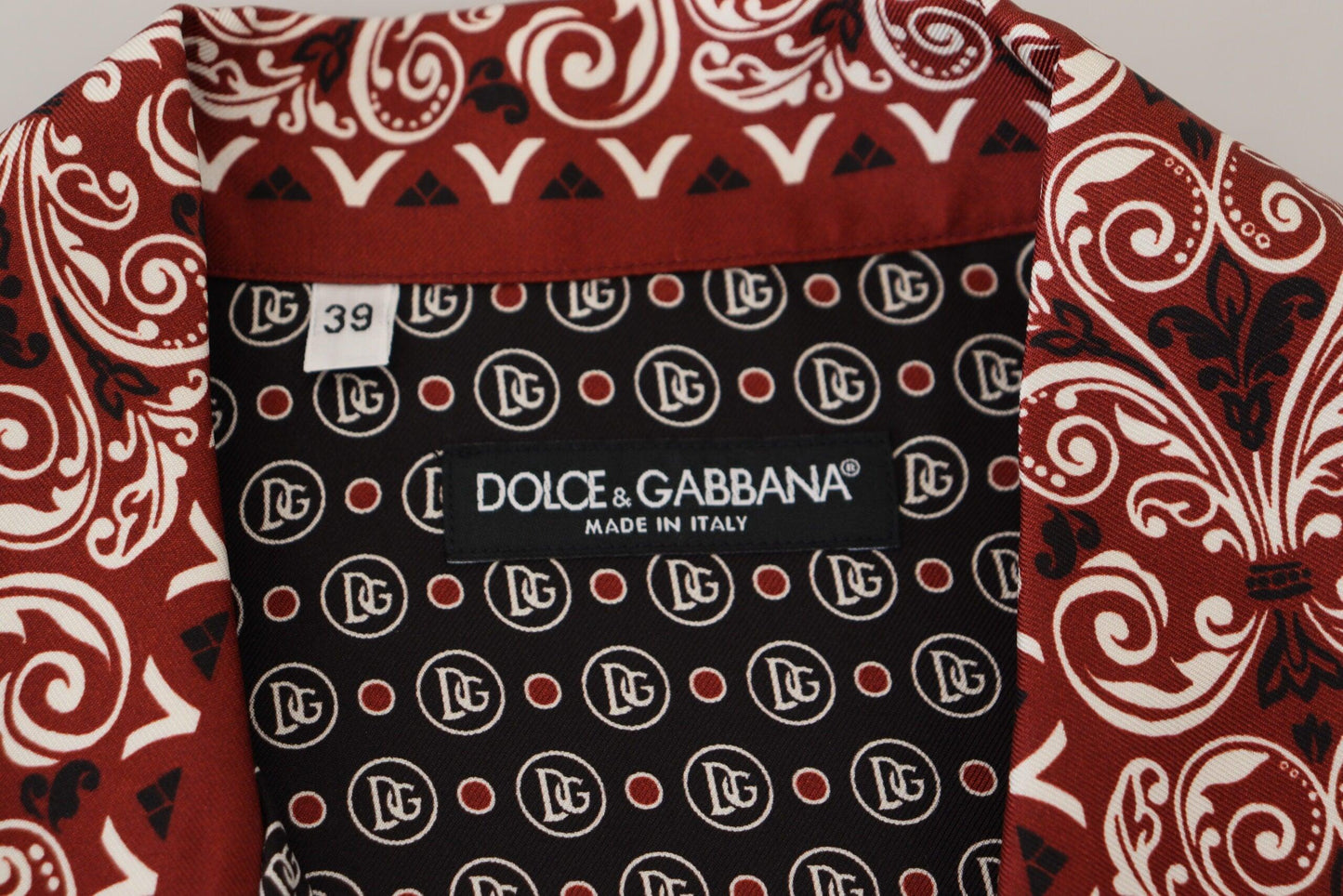 Dolce & Gabbana Elegant Multicolor Silk Casual Shirt - Arichezz.store