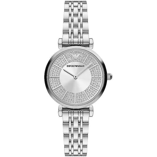 Emporio Armani Elegant Silver-Toned Women's Watch - Arichezz.store