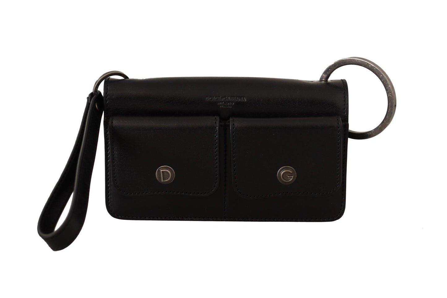 Dolce & Gabbana Elegant Mini Leather Wallet in Timeless Black - Arichezz.store