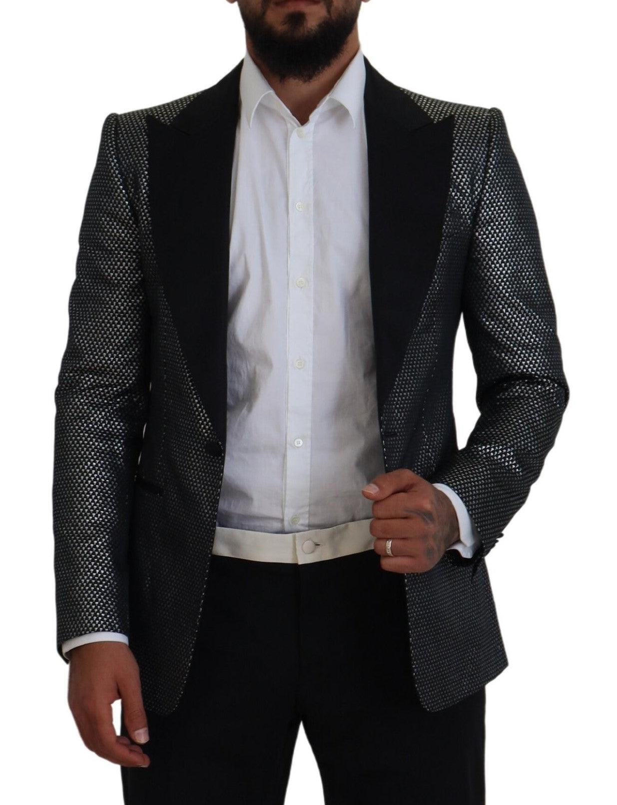 Dolce & Gabbana Elegant Jacquard Single Breasted Blazer - Arichezz.store