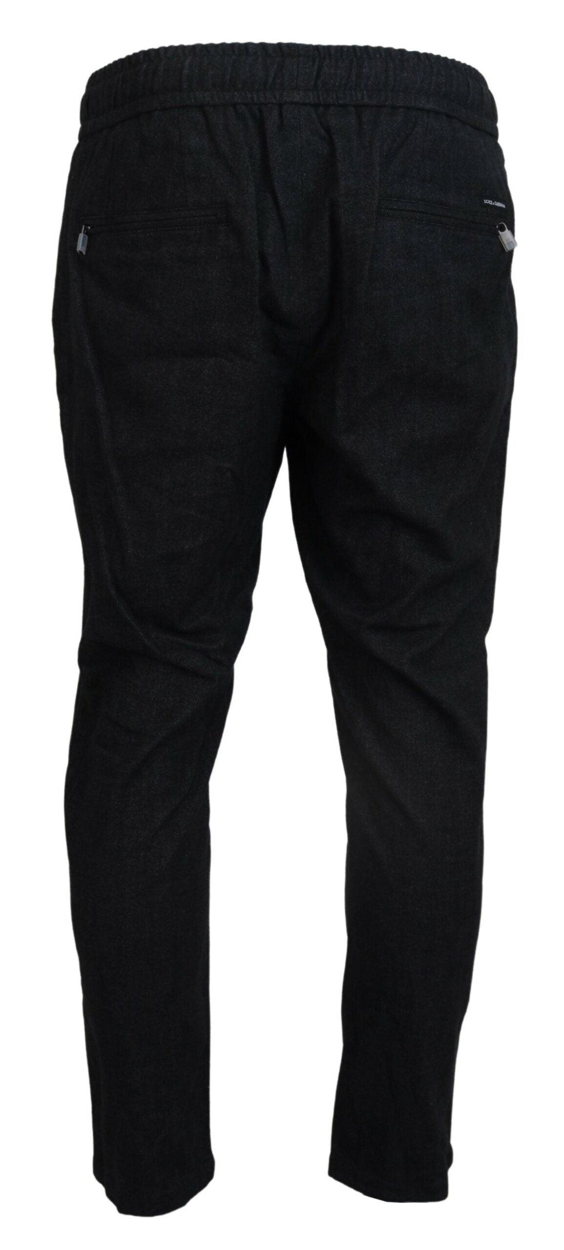 Dolce & Gabbana Elegant Tapered Blue Denim Pants - Arichezz.store