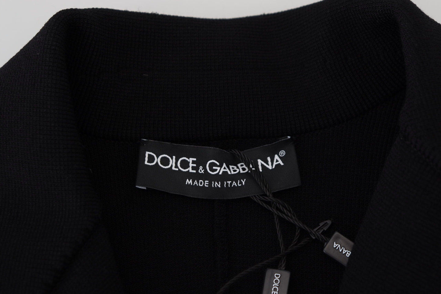 Dolce & Gabbana Elegant Black Long Sleeve Jacket - Arichezz.store