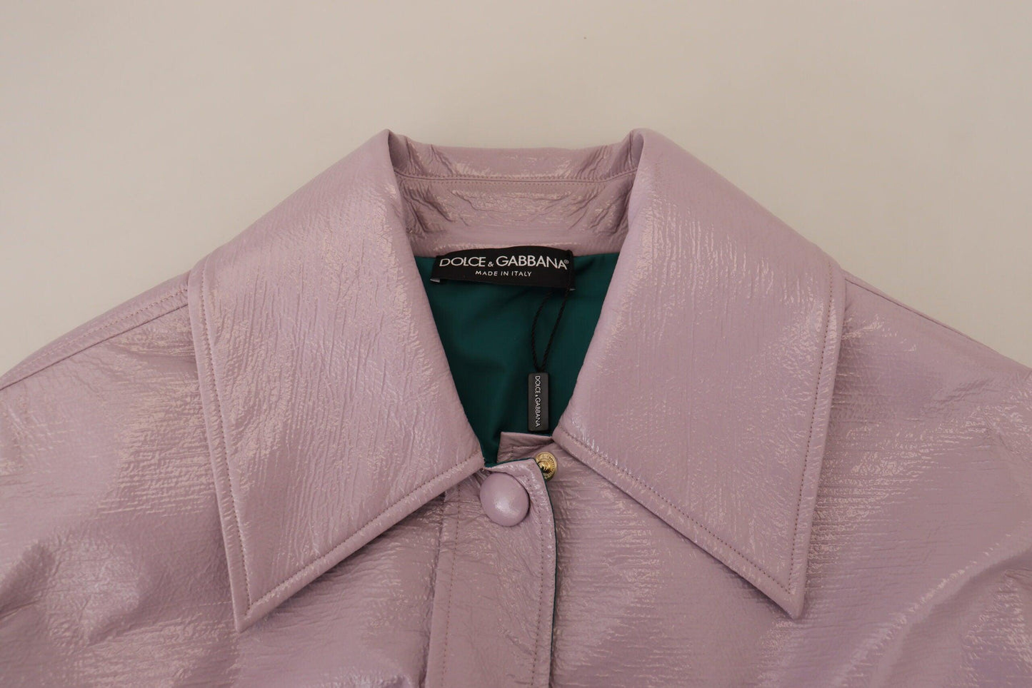 Dolce & Gabbana Chic Purple Cropped Jacket - Arichezz.store