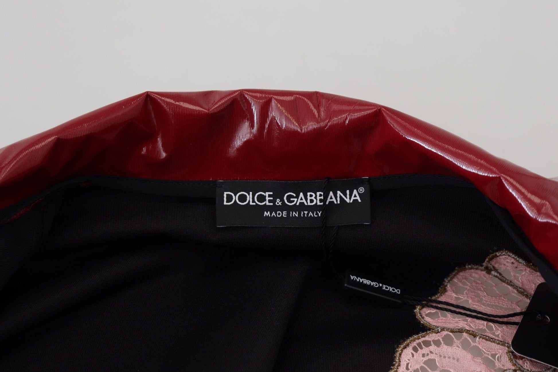 Dolce & Gabbana Maroon Floral Luxe Jacket - Arichezz.store