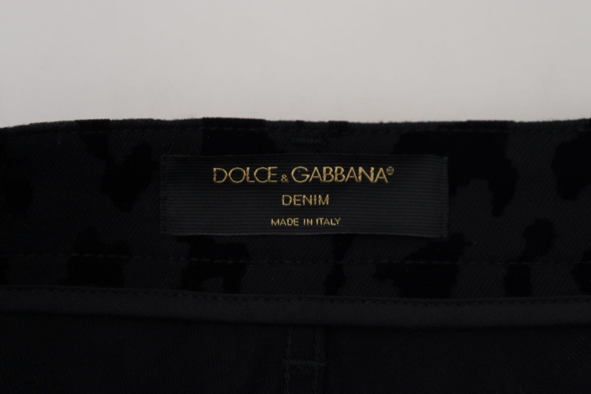 Dolce & Gabbana Elegant High Waist Denim Hot Pants Shorts - Arichezz.store